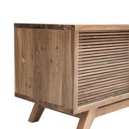 TV Cabinet, 3 sliding slats doors