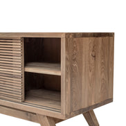 TV Cabinet, 3 sliding slats doors