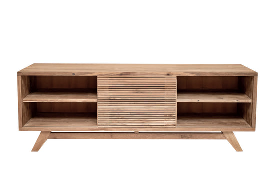 TV Cabinet, 1 sliding slats door