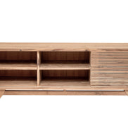 TV Cabinet, 1 sliding slats door