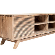 TV Cabinet, 1 sliding slats door