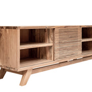 TV Cabinet, 1 sliding slats door