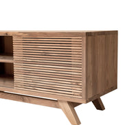 TV Cabinet, 1 sliding slats door