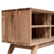 TV Cabinet, 1 sliding slats door