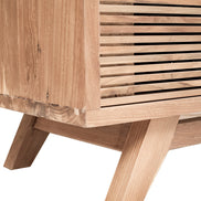 TV Cabinet, 1 sliding slats door