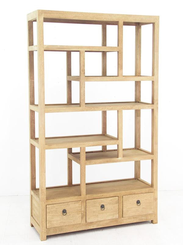 SHANGHAI | Unstructured bookend 3 drawers