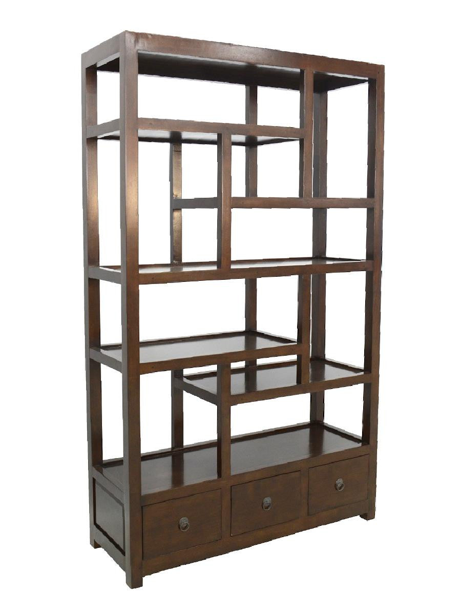 SHANGHAI | Unstructured bookend 3 drawers