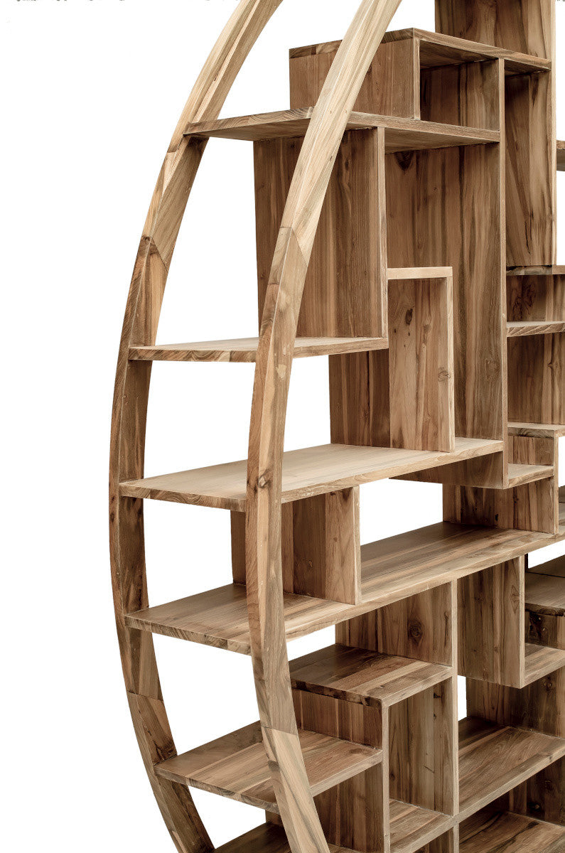 SHANDONG | Round bookshelf