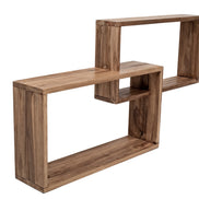 Wall rack, cubic design