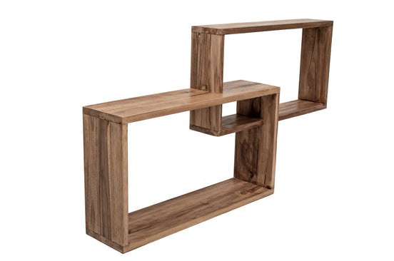 Wall rack, cubic design