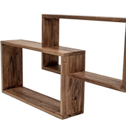 Wall rack, cubic design