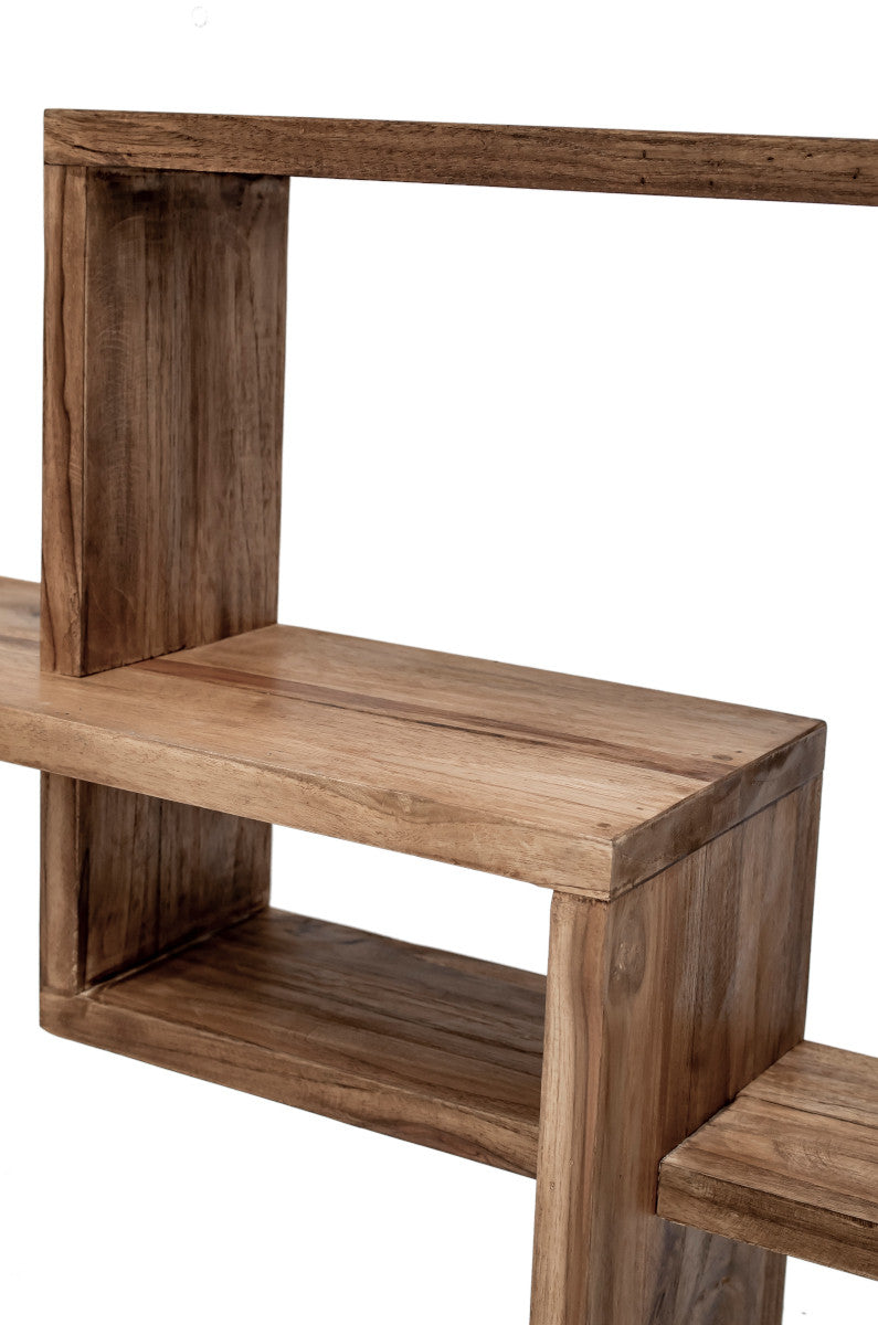 Wall rack, cubic design