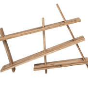 Wall rack, asymmetric shape