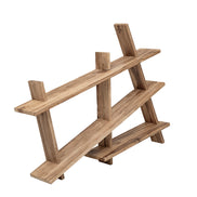 Wall rack, asymmetric shape