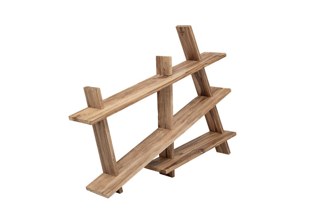 Wall rack, asymmetric shape