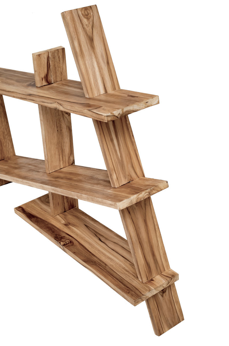 Wall rack, asymmetric shape