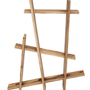 Wall rack, asymmetric shape