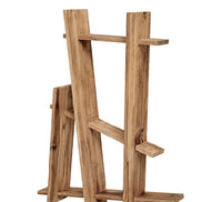 Wall rack, asymmetric shape