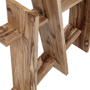 Wall rack, asymmetric shape