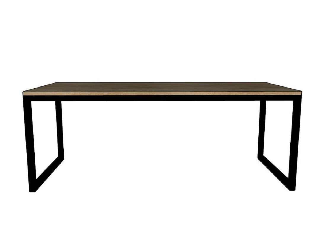 FINELI teak | Dining table with metal legs