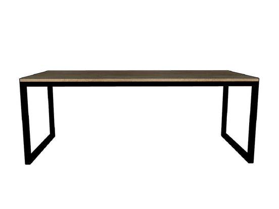 FINELI teak | Dining table with metal legs