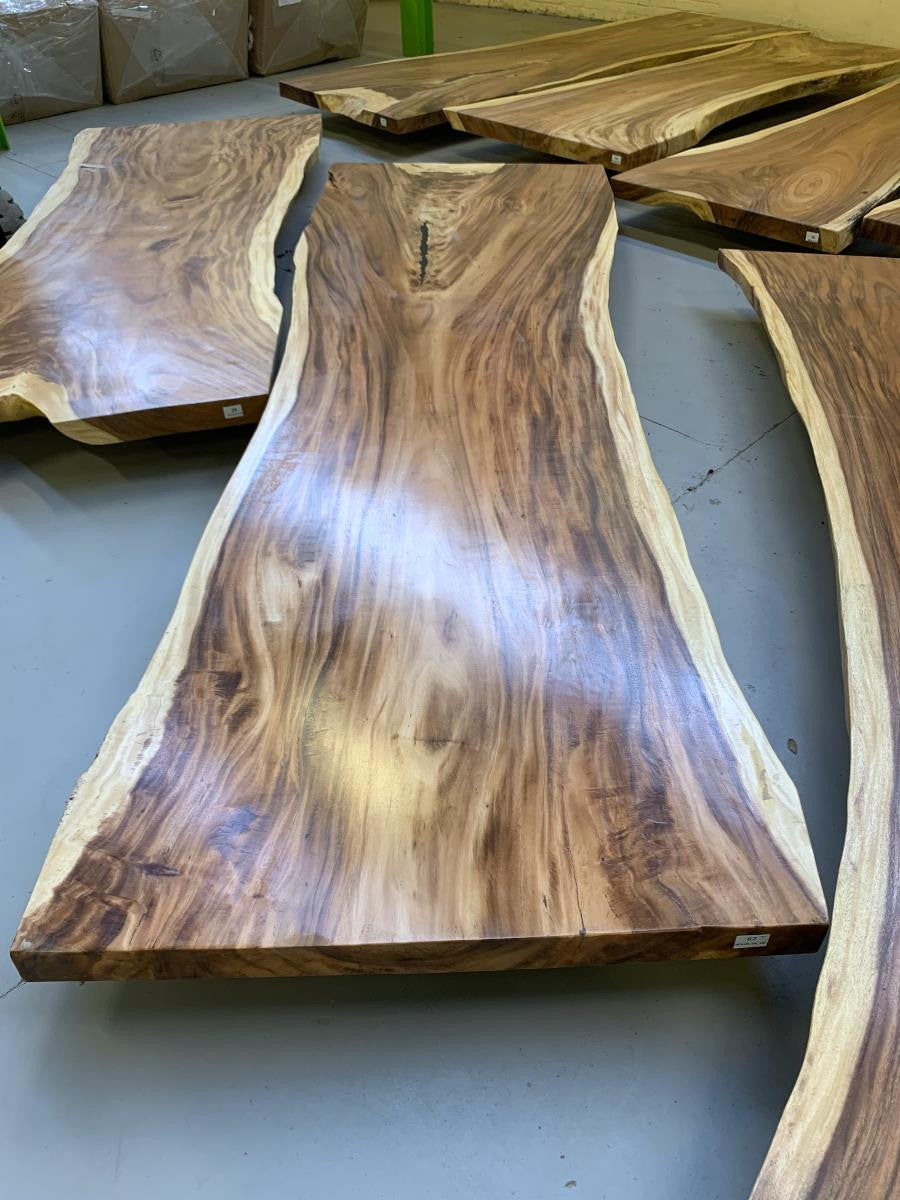 Acacia Slab for table top 387 x 125_100_120 cm Resin