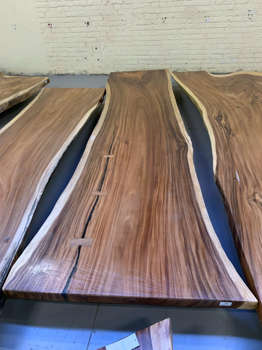 Acacia Slab, table top 345 x 86_84_100  cm Resin