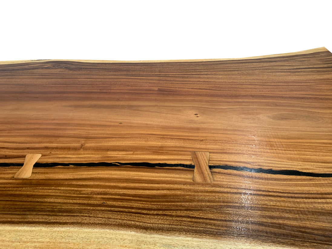Acacia Slab, table top 345 x 86_84_100  cm Resin