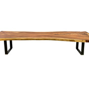 Acacia Slab for table top 387 x 125_100_120 cm Resin