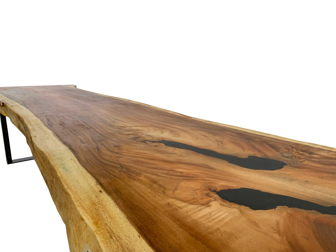 Acacia Slab, table top 340 x 81_77_109 Resin