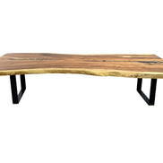 Acacia Slab, table top 334 x 127_103_124 cm Resin