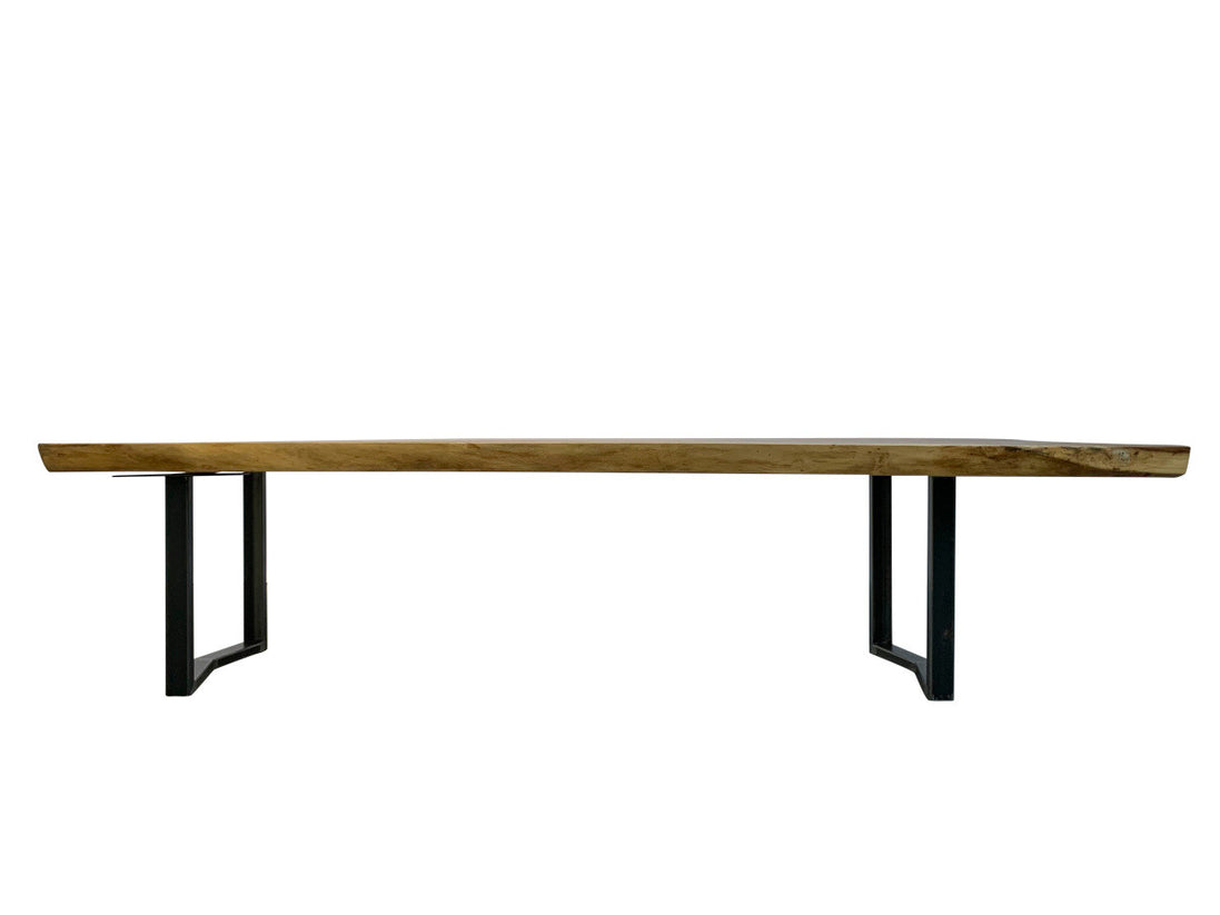 Acacia Wood Dining Table 314 x 120_91_112 cm Resin