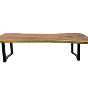 Acacia Wood Dining Table 314 x 120_91_112 cm Resin