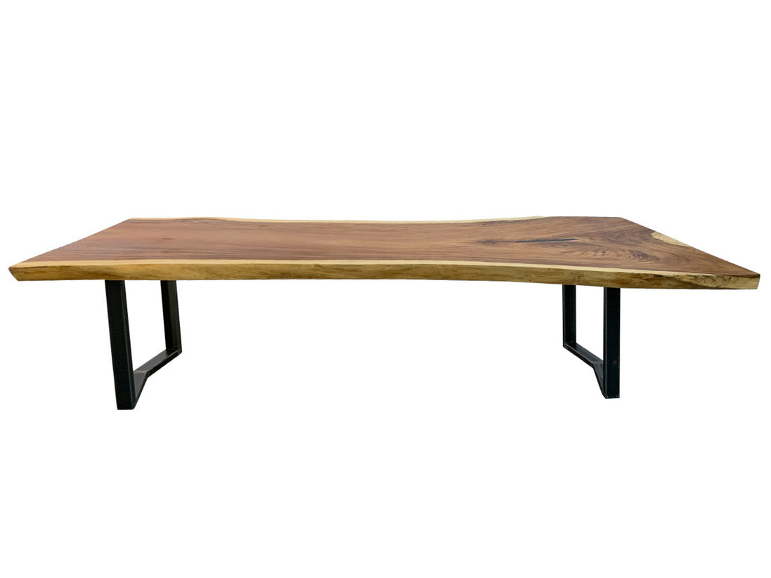 Acacia Wood Dining Table 314 x 120_91_112 cm Resin