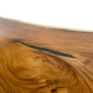 Acacia Wood Dining Table 314 x 120_91_112 cm Resin