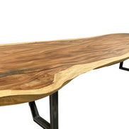 Acacia Wood Dining Table 326 x 118_94_75 cm