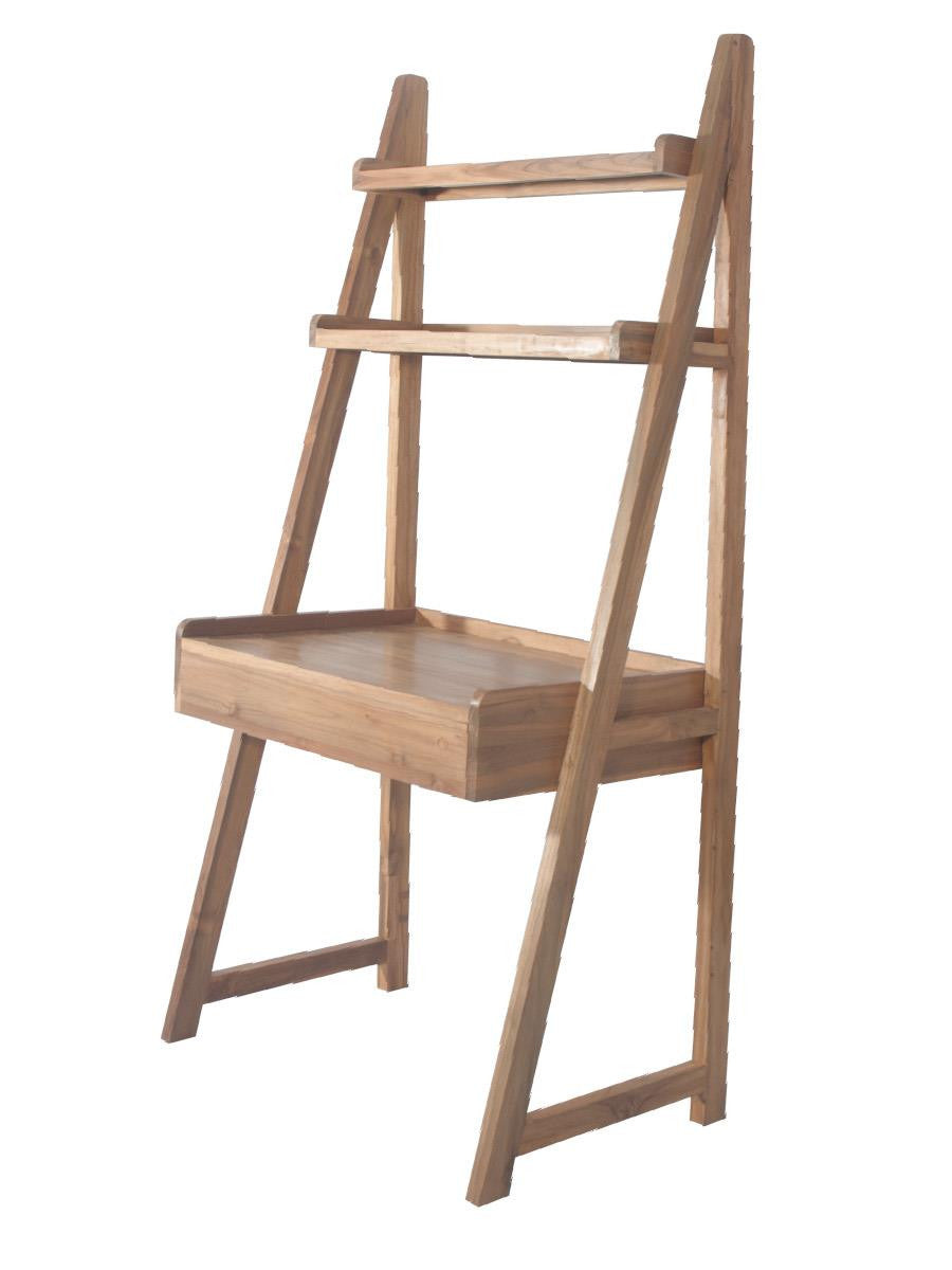 Wall ladder computer desk