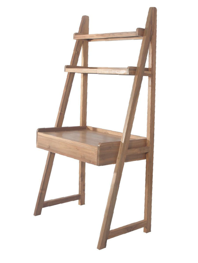 Wall ladder computer desk