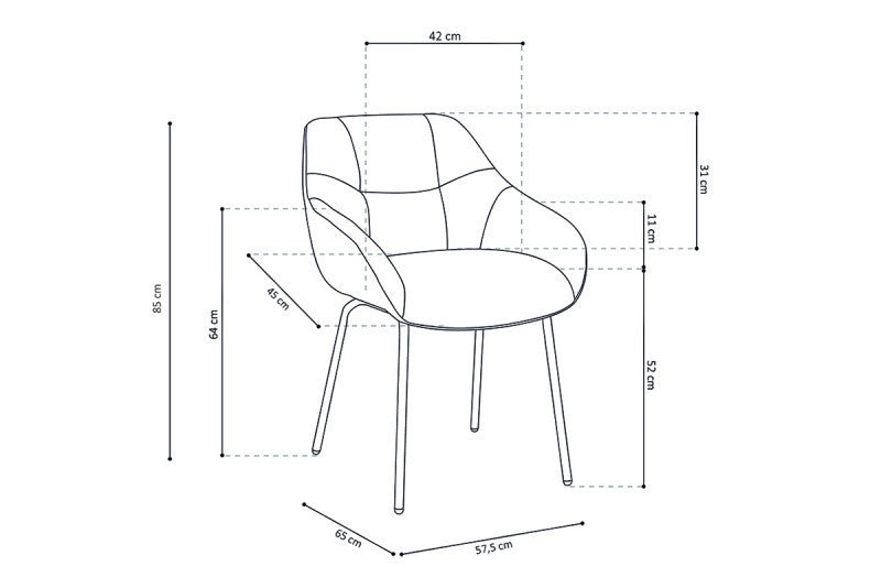 SEMA | Modern classic dining chair