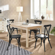 Industrial bistro chair