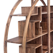 SHANDONG | China round bookshelf, asymmetric design
