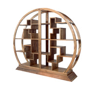 SHANDONG | China round bookshelf, asymmetric design