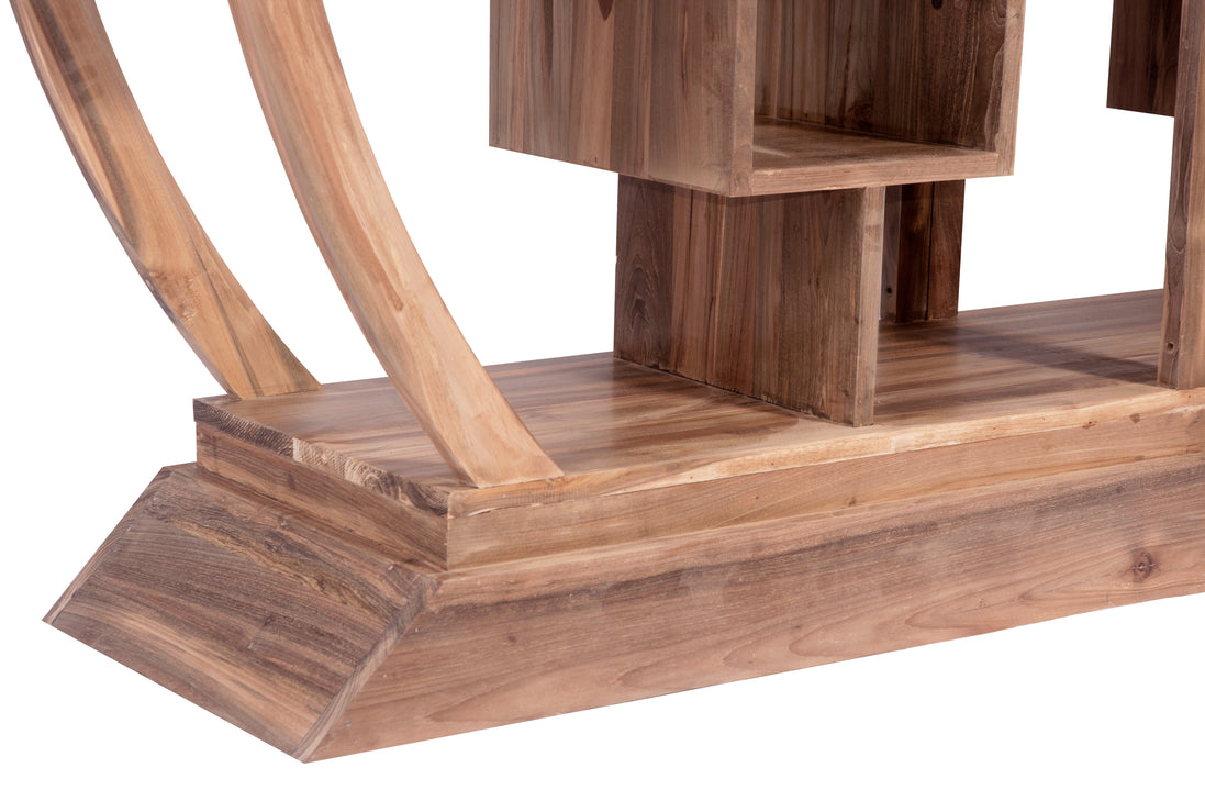 SHANDONG | China round bookshelf, asymmetric design