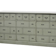 Sideboard with 3 doors and drawers Trompe l'Oeil