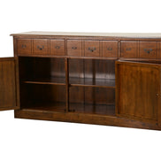Sideboard with 3 doors and drawers Trompe l'Oeil