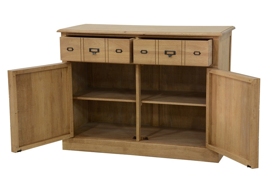 Sideboard with 2 doors and drawers Trompe l'Oeil