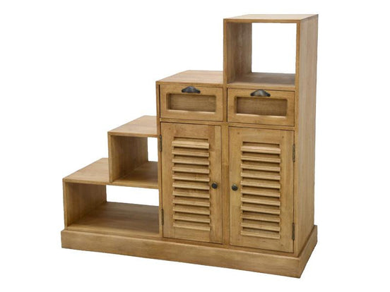 Double sided step cabinet