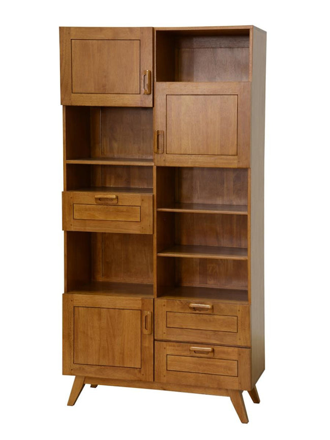 Bookshelf 3 doors 3 drawers | Vintage