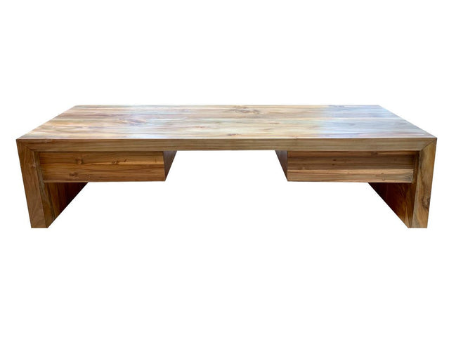 GINDO | Coffee table 2 drawers on sides