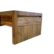 GINDO | Coffee table 2 drawers on sides